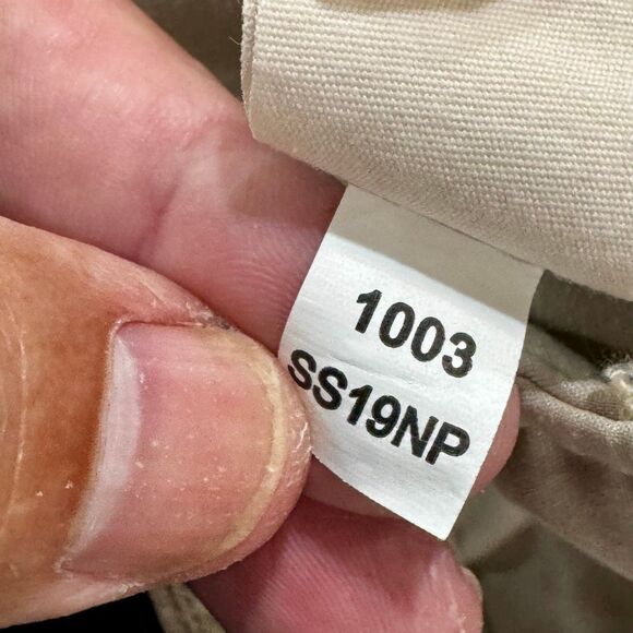 The Normal Brand Stretch Chinos. Light tan. Size 34. - Picture 9 of 10